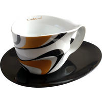 JUMBOTASSE wave gold black - Goldfarben/Multicolor, Keramik (0.45L) - Luigi Colani Porzellan
