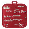 TOPFLAPPEN Sel & Poivre rot 20 x 20 cm - Rot, Textil (20/20cm) - Winkler