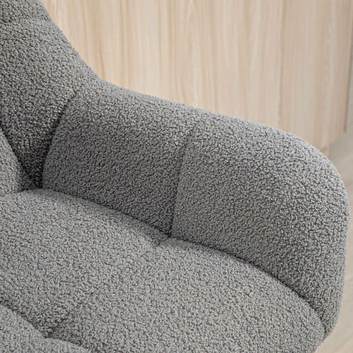 BARHOCKER 2er-Set DE-07995 Retro-Design, höhenverstellbar, 360° drehbar Grau - Grau, Metall (52.5/114/57.5cm) - ComfortXL