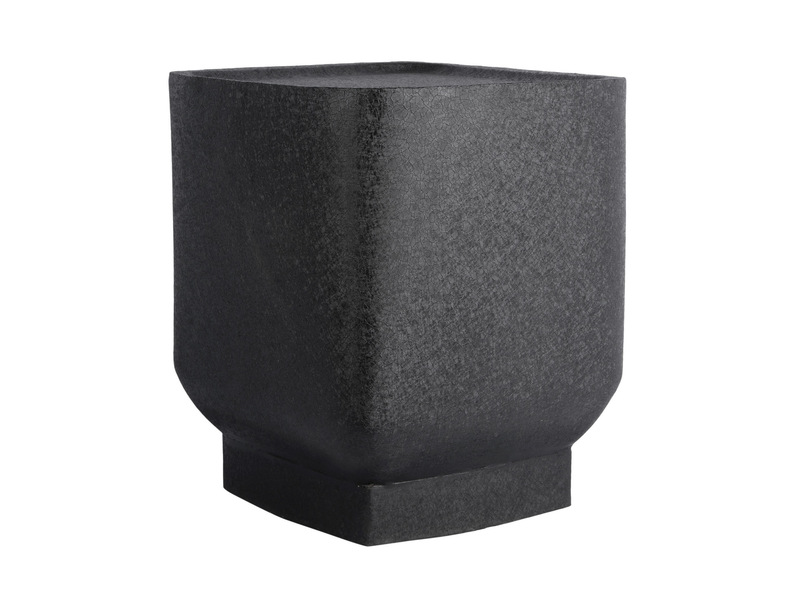 BEISTELLTISCH Boaz Cuadro - Schwarz - 37/37/40 cm - Schwarz, Metall (37/37/40cm) - Leitmotiv