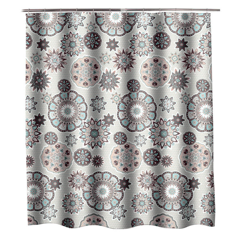 DUSCHVORHANG Polyester schön fürs Badezimmer Badewanne - Multicolor, Textil (200/220cm) - MCBOSON