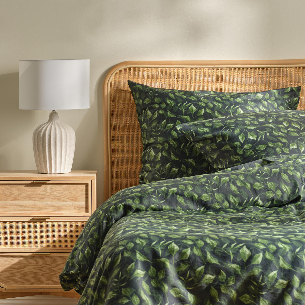 BETTWÄSCHE Tavelia - Schwarz, Textil (200/220cm) - home&you