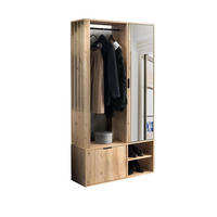 GARDEROBE Milano - Eiche Artisan, Holzwerkstoff (100/189/33cm) - Meblini