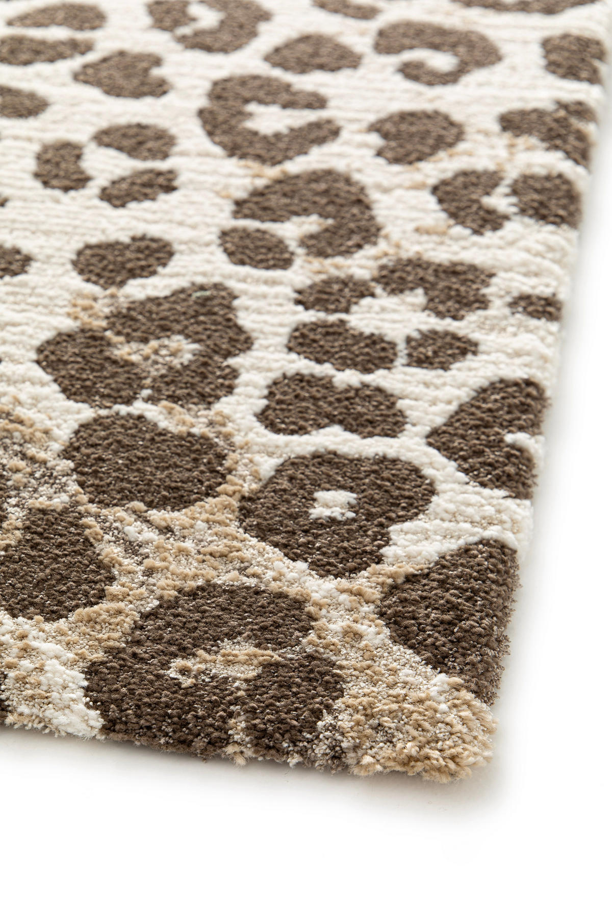 TEPPICH weich mit Leopardenmuster beige - Beige, Textil (120/170cm) - AFK Living
