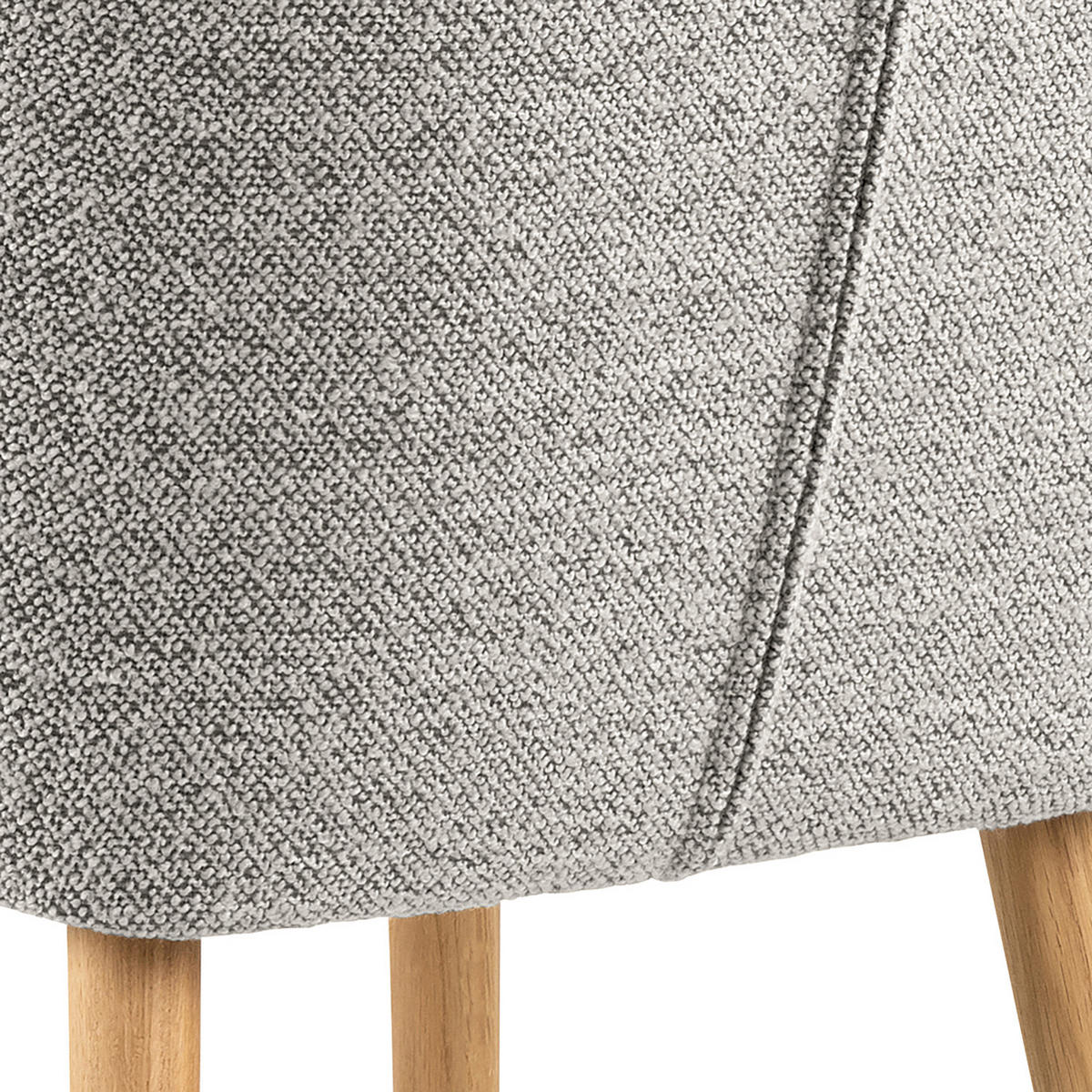 ARMLEHNENSTUHL - Grau, Textil (58/84/58cm) - home24