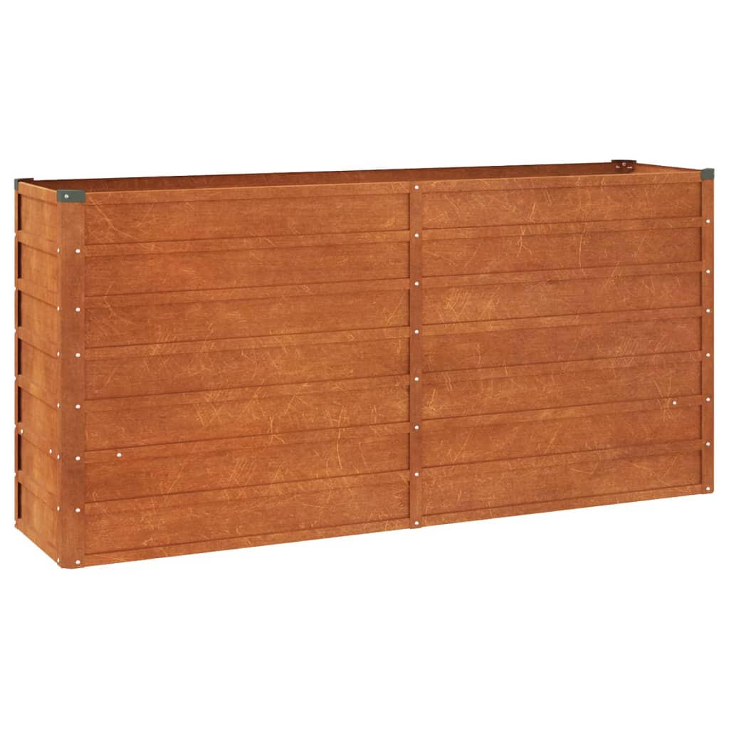 Deluke Hochbeet Braun 160x77x40 cm
