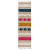 NATURTEPPICH handgewebt Jute-Wolle-Mix skandinavisch WHARFE, Multi 60x230 cm - Multicolor, Textil (60/230cm) - KADIMA DESIGN