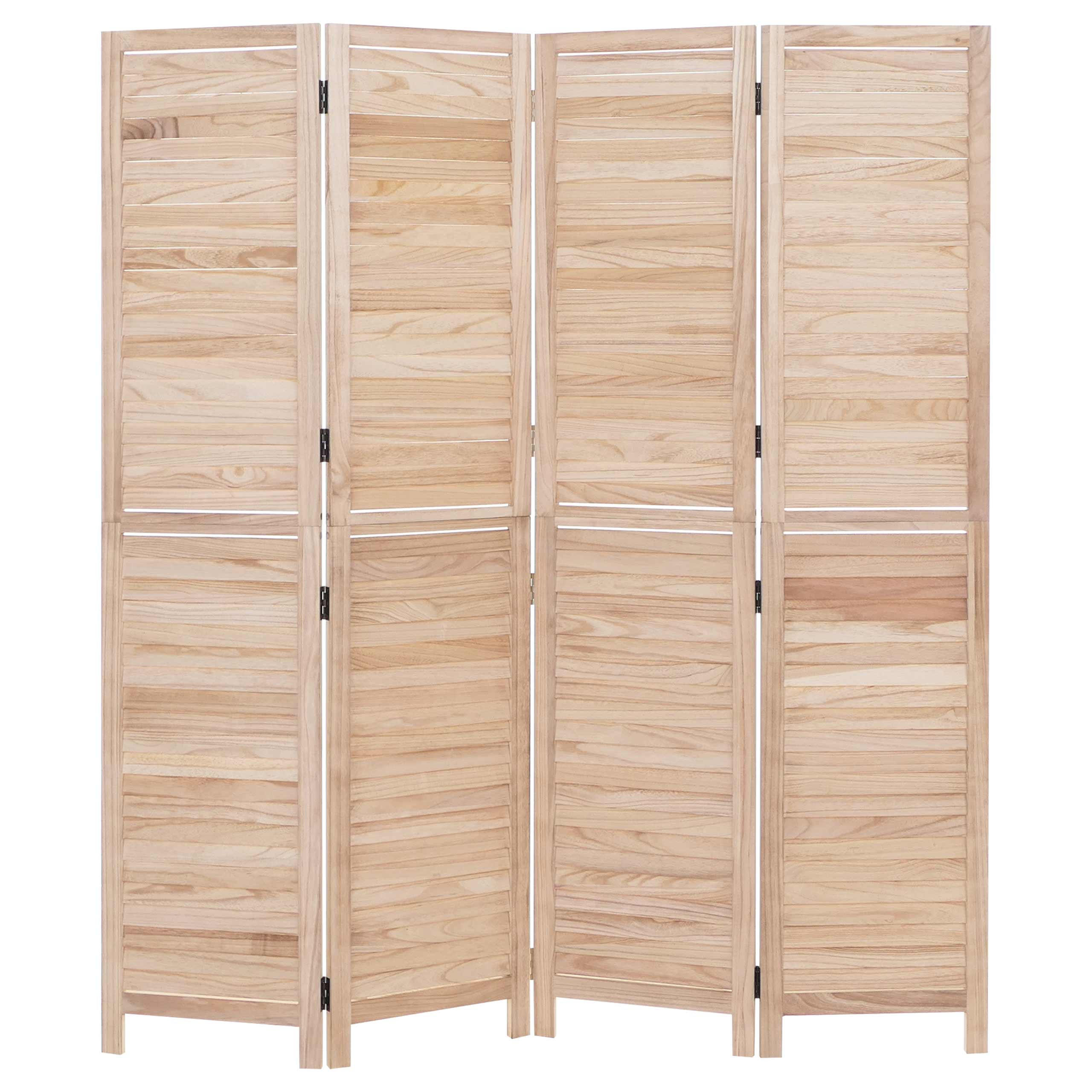 PARAVENT C30B Beige - Beige, Holz (161/180/2cm) - MCW