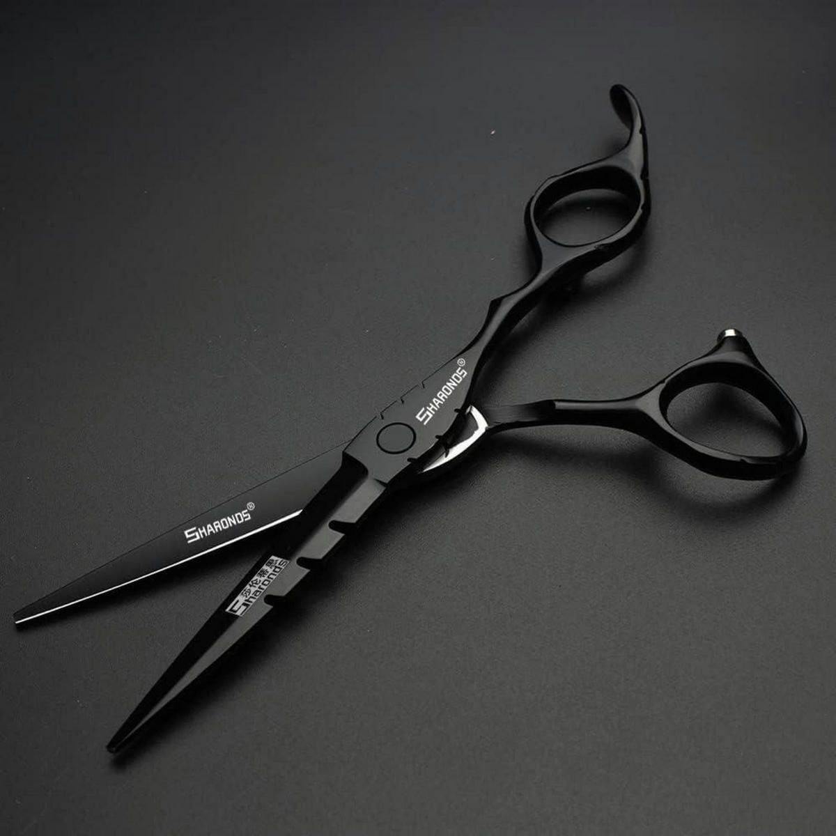 HAARSCHNEIDESCHERE Set 6 Zoll 4 Stück-A Schwarz - Schwarz, Metall (6/1/17.8cm)