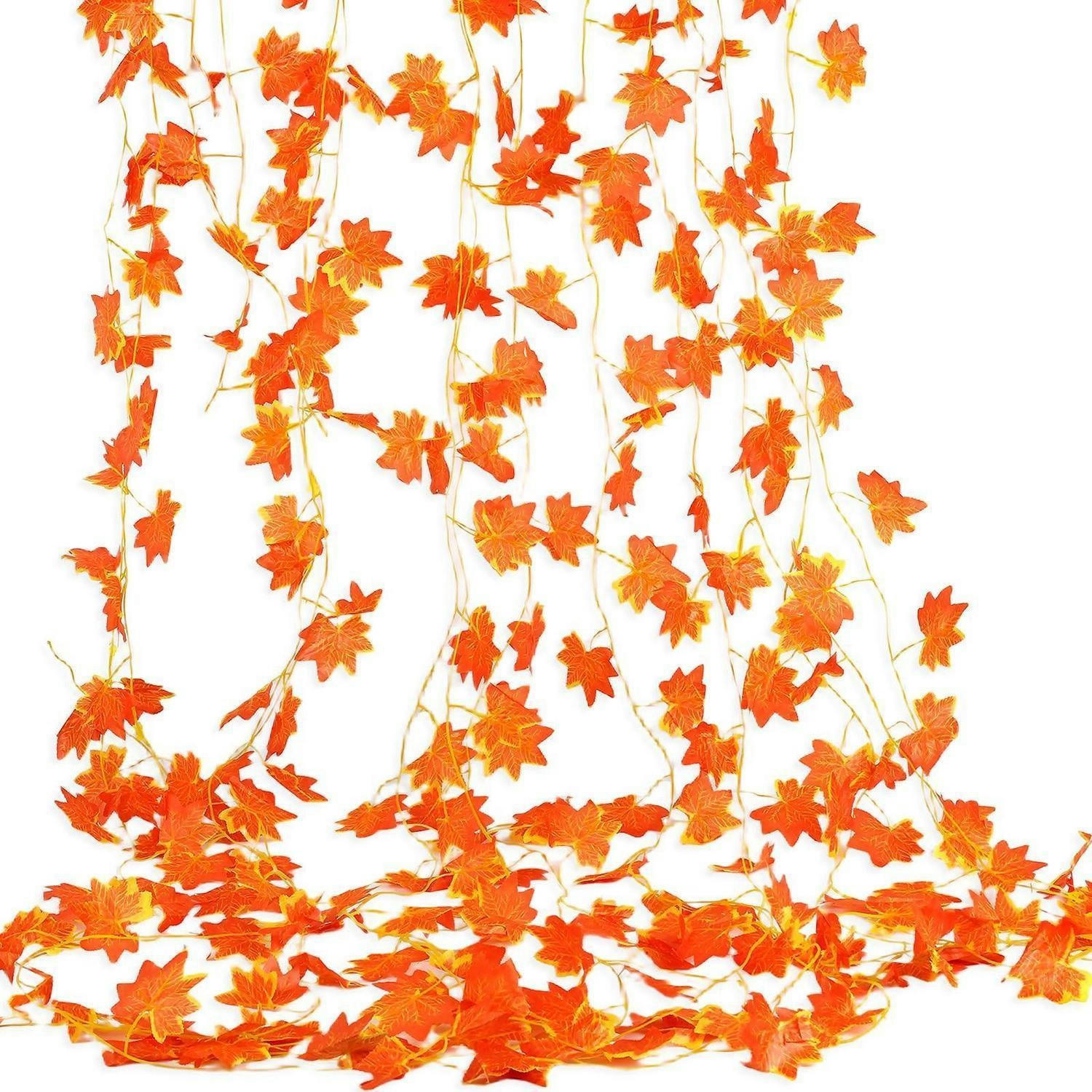 XXXLutz Herbstgirlande Orange 5 cm