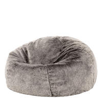 SITZSACK Kingston aus Kunstfell - Grau, Kunststoff (85/50/85cm) - icon