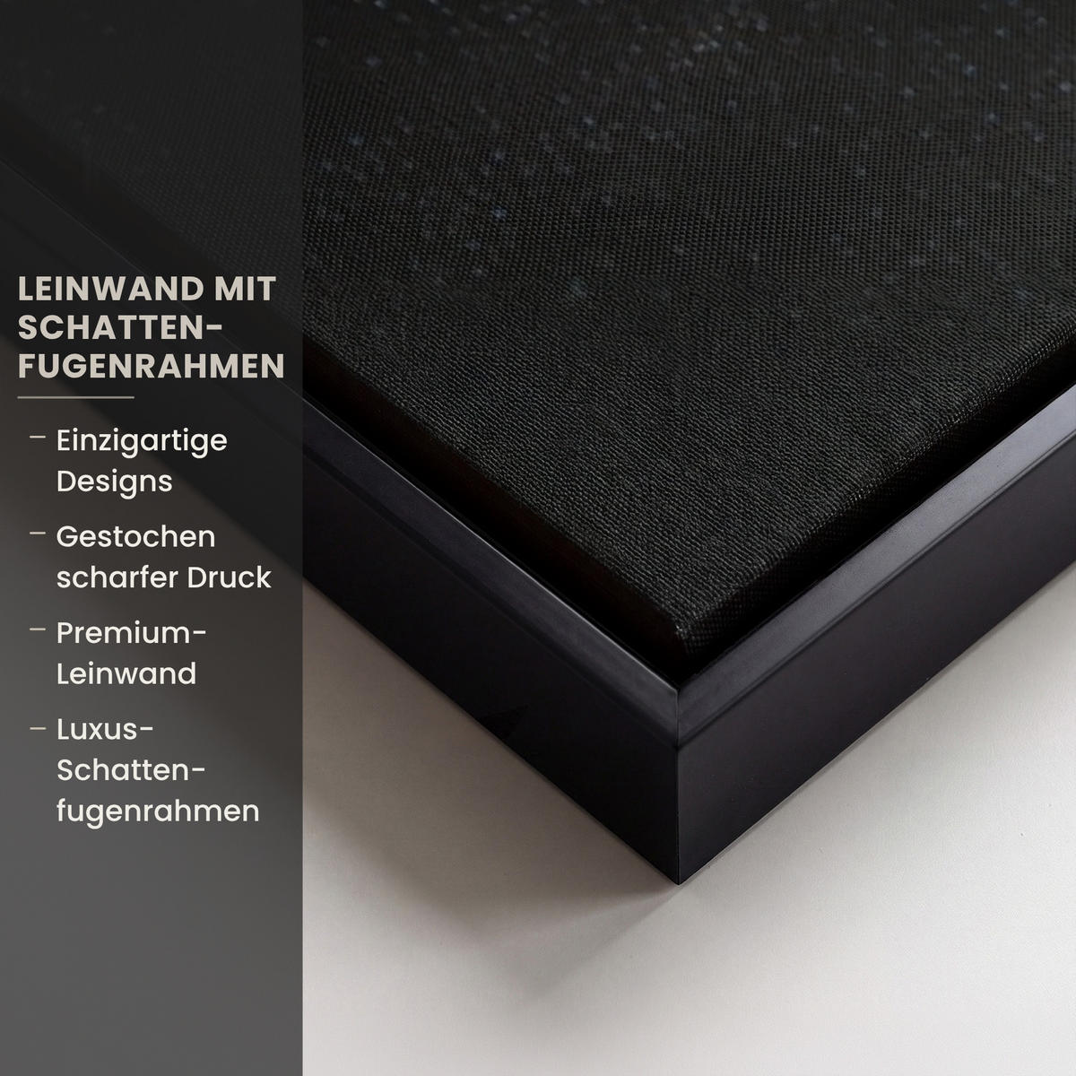 LEINWAND Bilder mit Rahmen - Abstrakt - Japandi - Beige - Modern - 100x150 - Schwarz, Textil (100/150cm) - MuchoWow