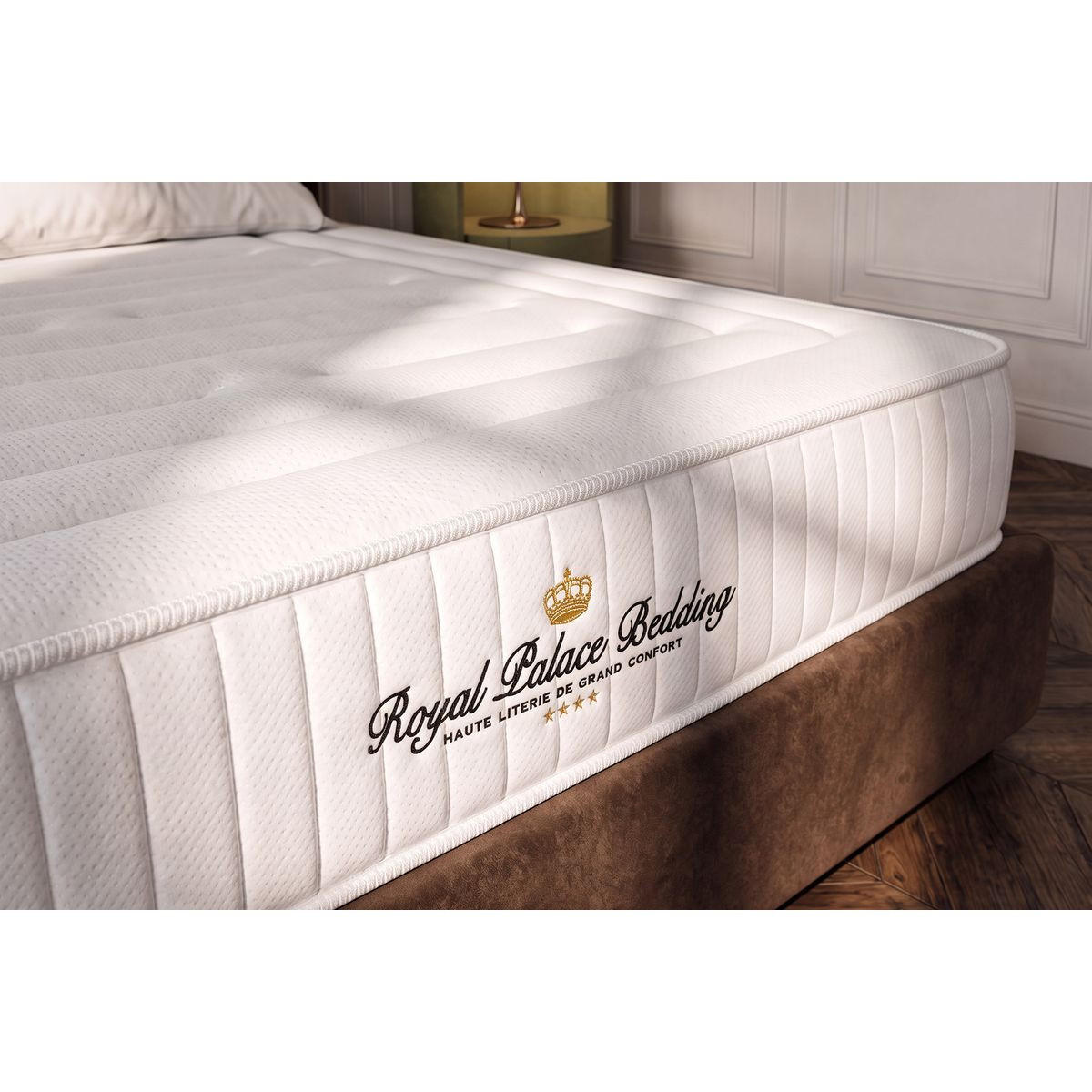 MATRATZE Nottingham Memory-Schaum 100 x 200 cm h3 - Weiß, Textil (100/200cm) - ROYAL PALACE BEDDING