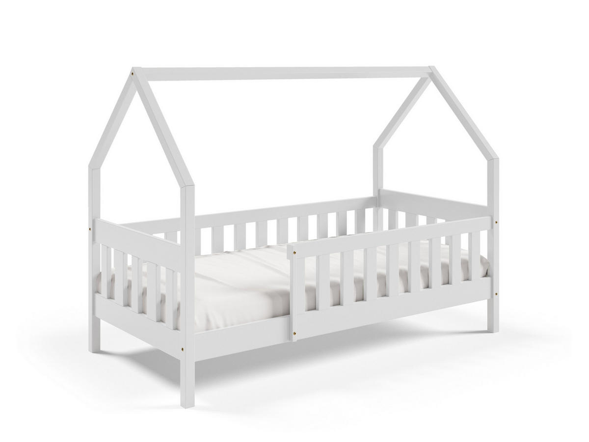 KINDERBETT BELLA 80x160 cm Weiß - Weiß, Holz (80/160cm) - MASSENO