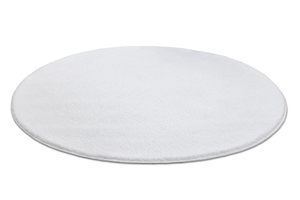 TEPPICH Lindo 60 cm - Weiß, Textil (60/60cm) - rugsX