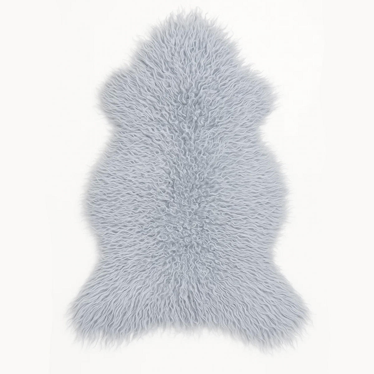 SCHAFFELL Island Lammfell lockig ca. 110 cm Naturfarben - Grau, Fell (60/110cm)