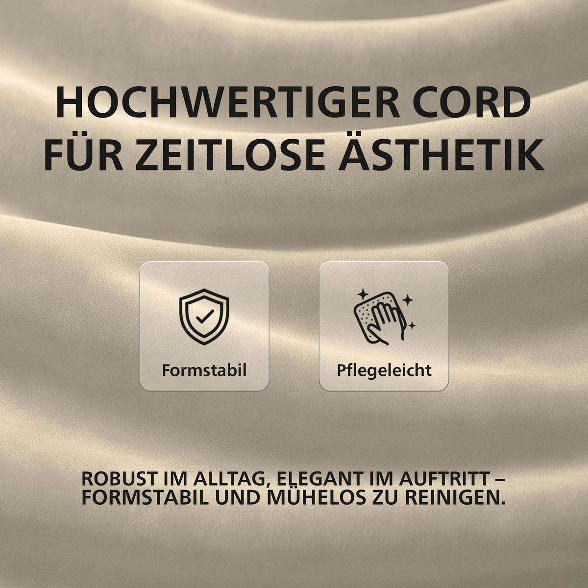 BARHOCKER Samt Creme - Creme/Schwarz, Textil/Metall (47/85/48cm) - CLP