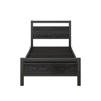 METALLBETT 90/200 cm DE-33024 mit Lattenrost und Stauraum Schwarz - Schwarz, Metall (90/200cm) - ComfortXL
