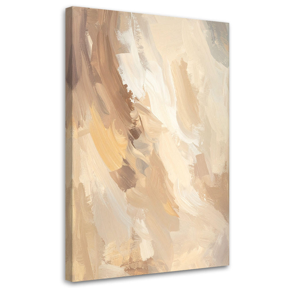 LEINWANDBILD Abstraktion 20x30cm - Beige, Textil (20/30cm) - Feeby