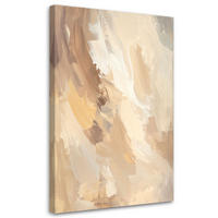 LEINWANDBILD Abstraktion 20x30cm - Beige, Textil (20/30cm) - Feeby