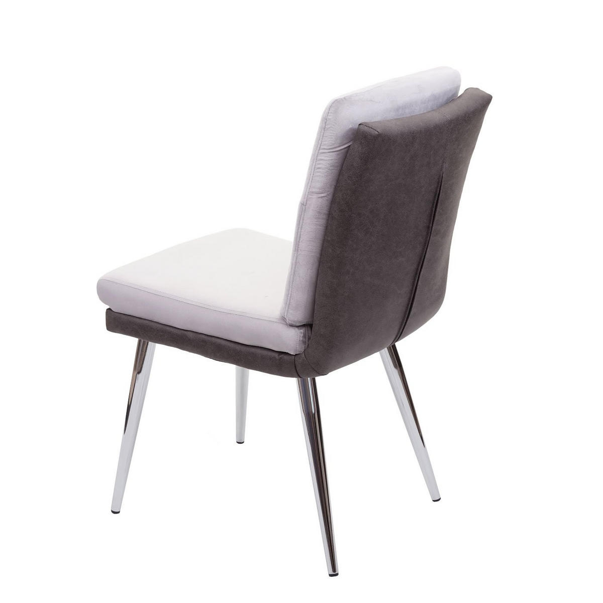 ESSZIMMERSTUHL Grau 6er-Set - Grau, Textil (46/91/66cm) - MCW