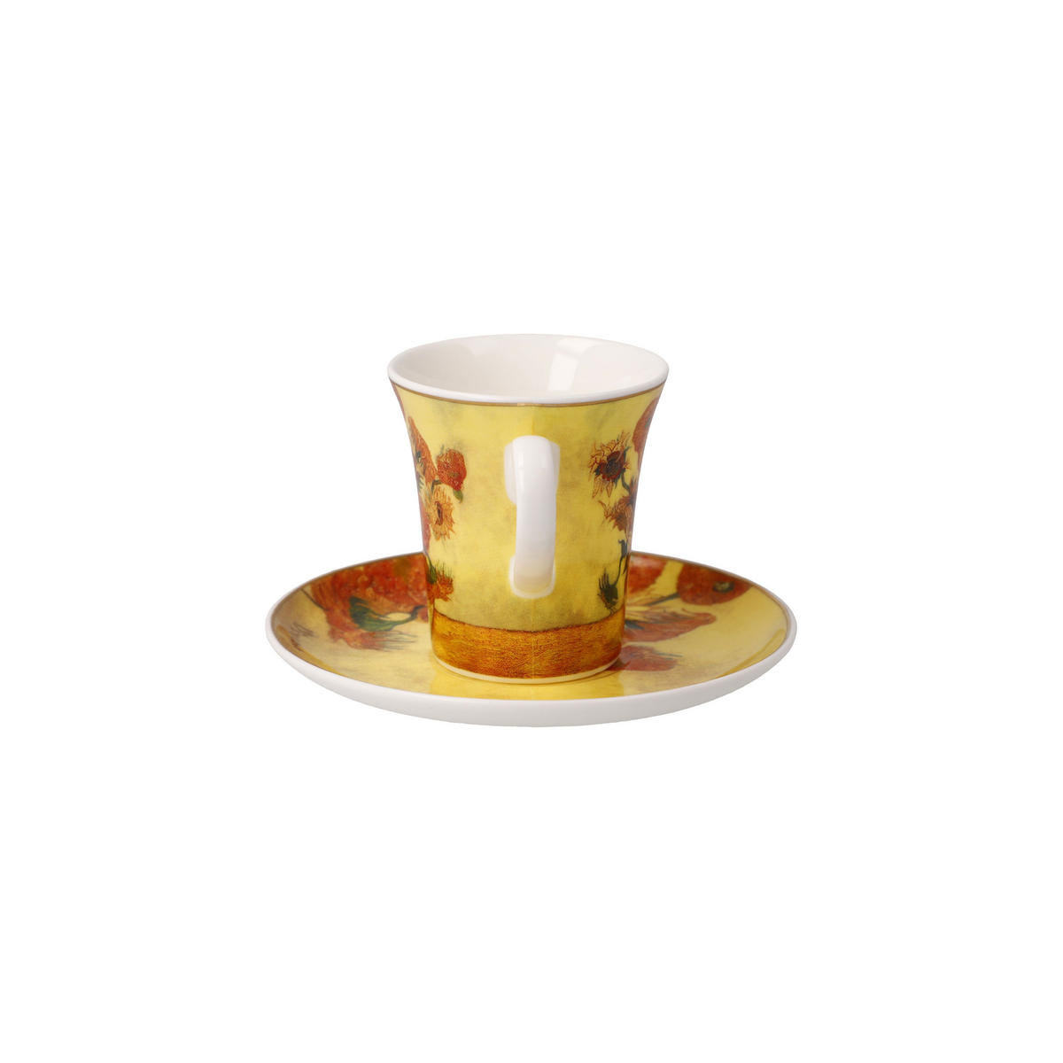 ESPRESSOTASSE Vincent van Gogh Sonnenblumen, Fine Bone China, Bunt, 100 ml - Multicolor, Keramik (0.1L) - Goebel