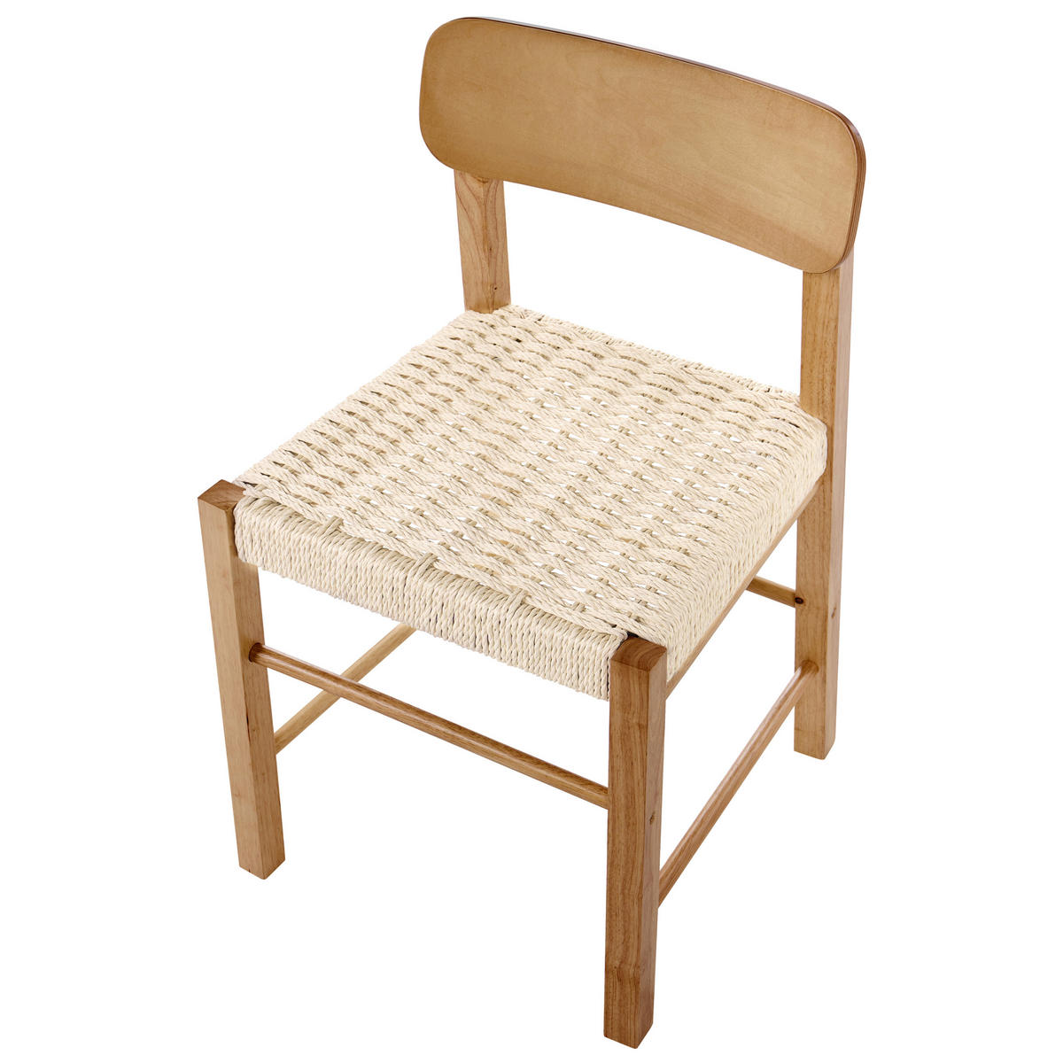 ESSZIMMERSTUHL 2er-Set Holz Braun Allos - Braun, Holz (45/76/47cm) - Beliani