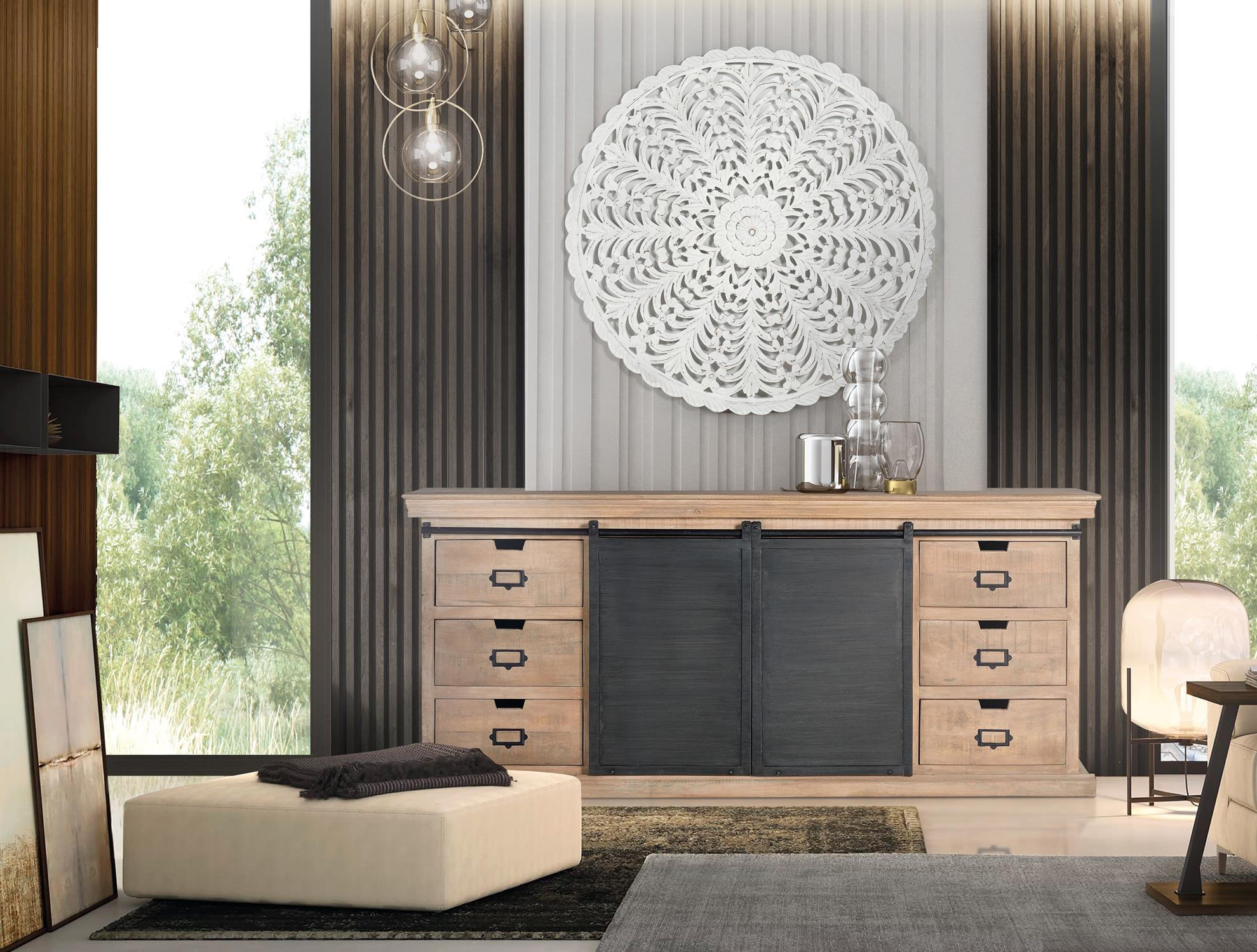SIDEBOARD aus Holz - Braun, Holz (40/85/190cm) - Giner y Colomer