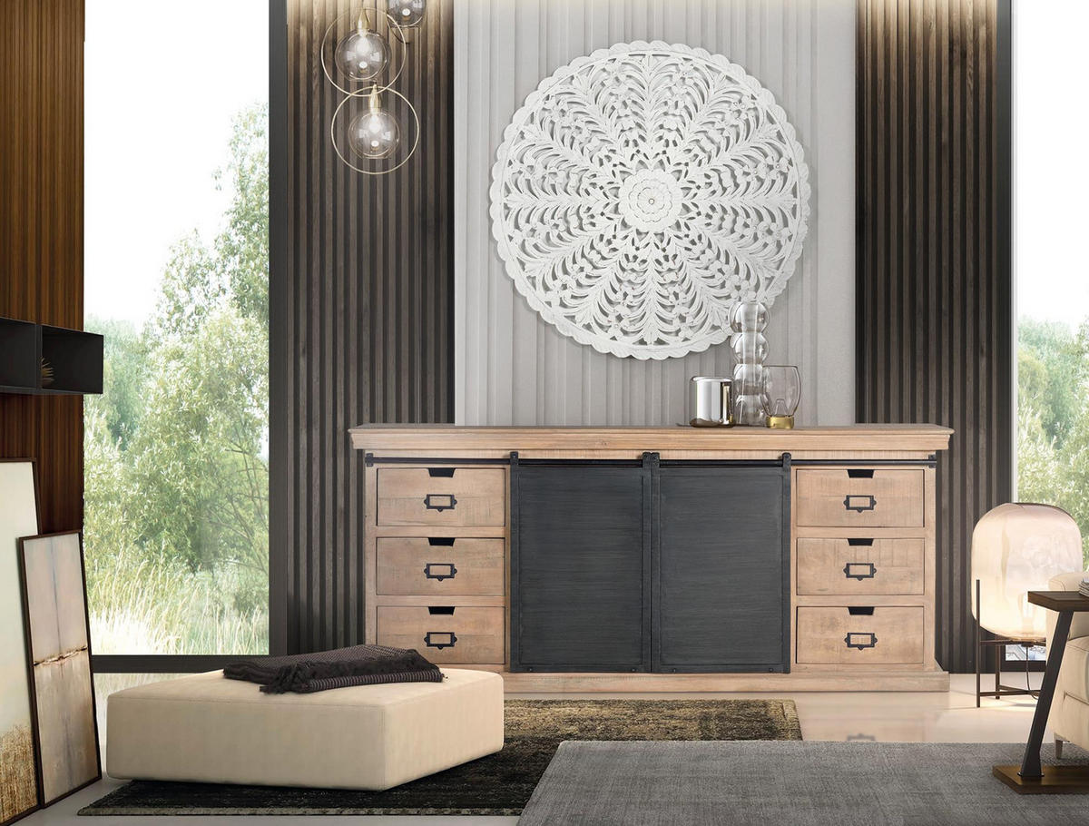 SIDEBOARD aus Holz - Braun, Holz (40/85/190cm) - Giner y Colomer