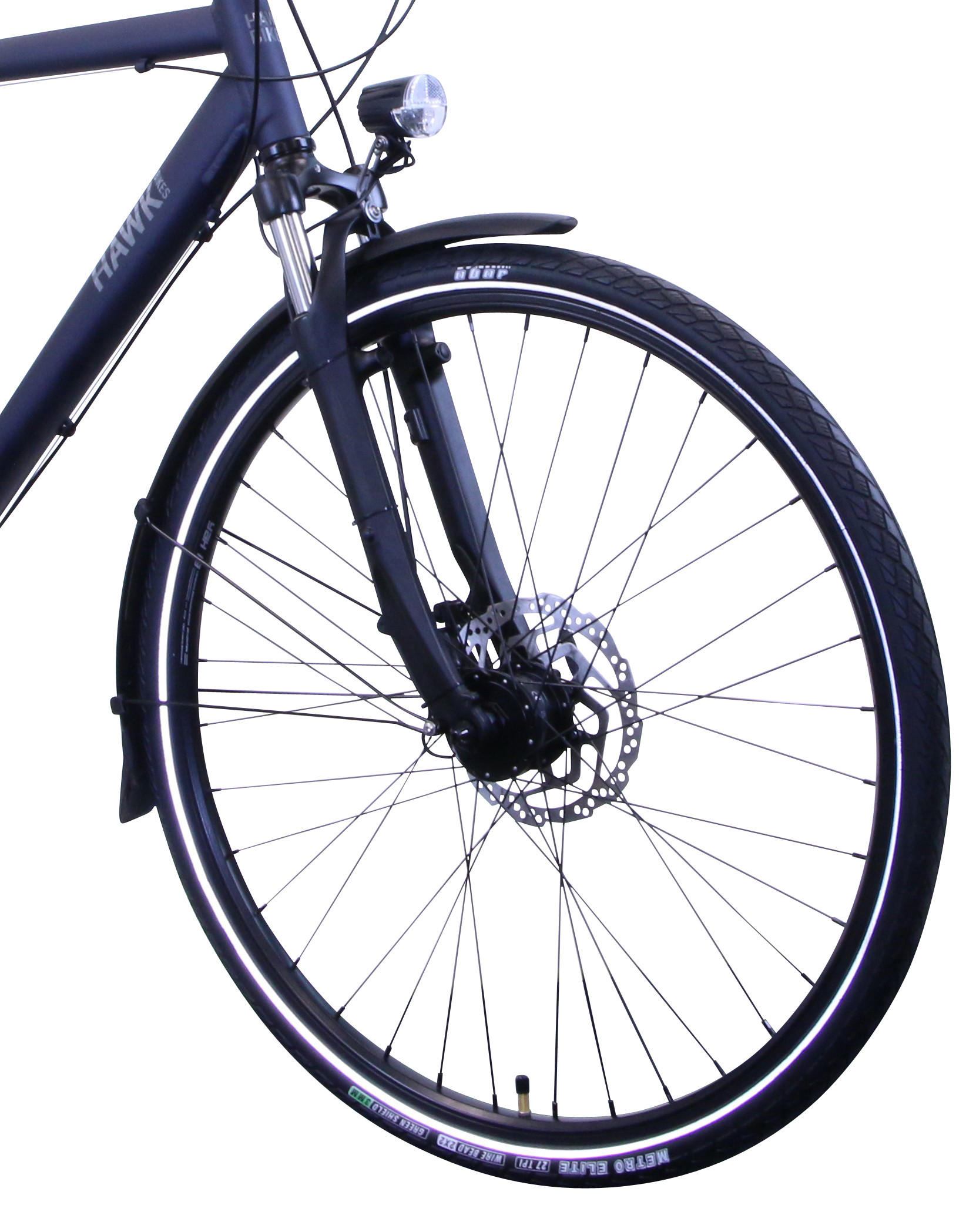 TREKKING Gent Deluxe Ocean Blue 2x10 Gang 28 Zoll Gr: 52cm & 57cm - Blau, Metall (52cm) - Hawk Bikes