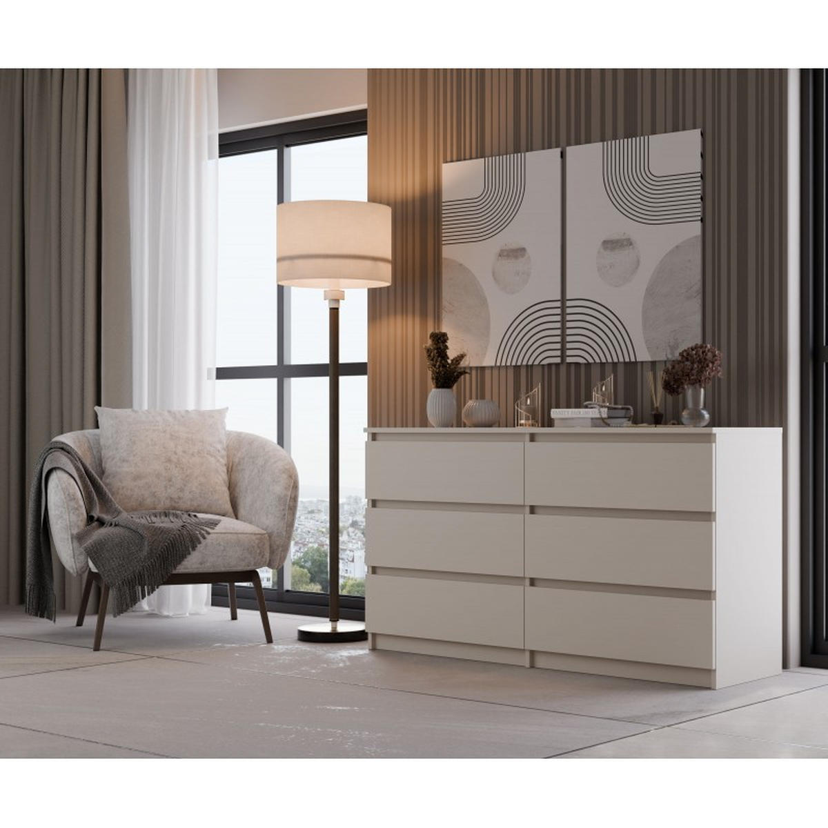 KOMMODE Kaschmir 138/75/40 - Kaschmir, Holzwerkstoff (138/75/40cm) - RAUMHIRSCH FURNITURE