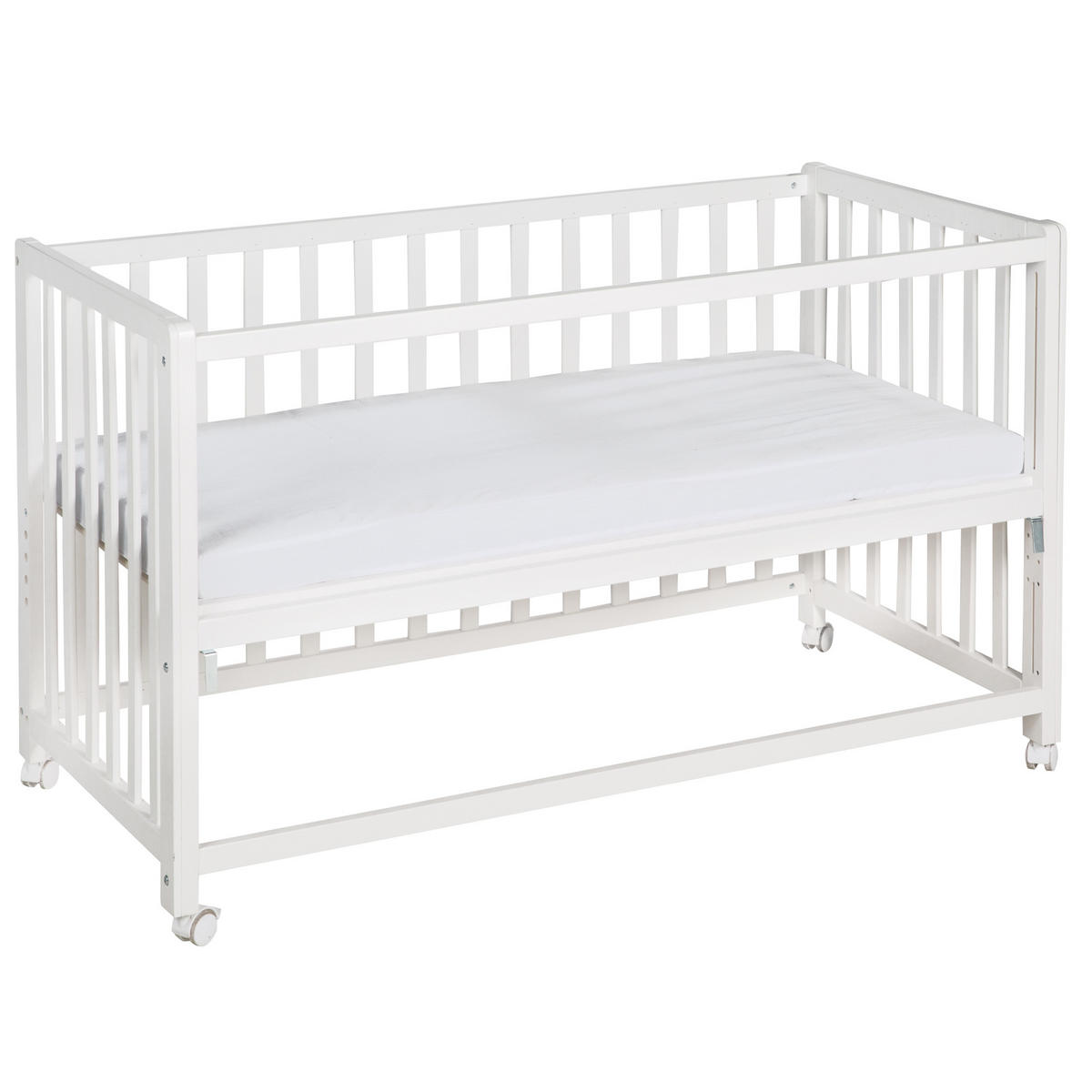 BABYBETT Woodland Buddies 5er-Set 60 x 120 cm - Weiß, Holzwerkstoff/Textil (60/120cm) - Roba