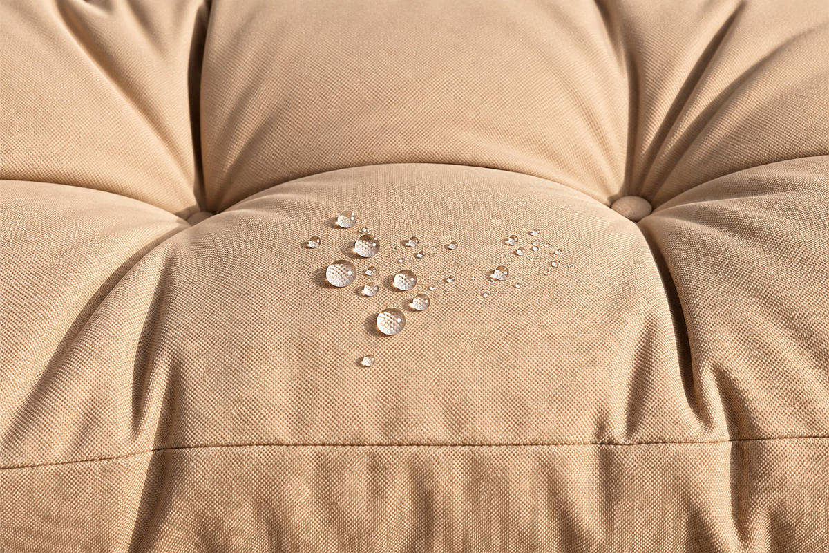 BANKAUFLAGE Sitzkissen Beige Natur 120x40 cm Outdoor Indoor - Beige, Textil (120/40/17cm) - TiborTex