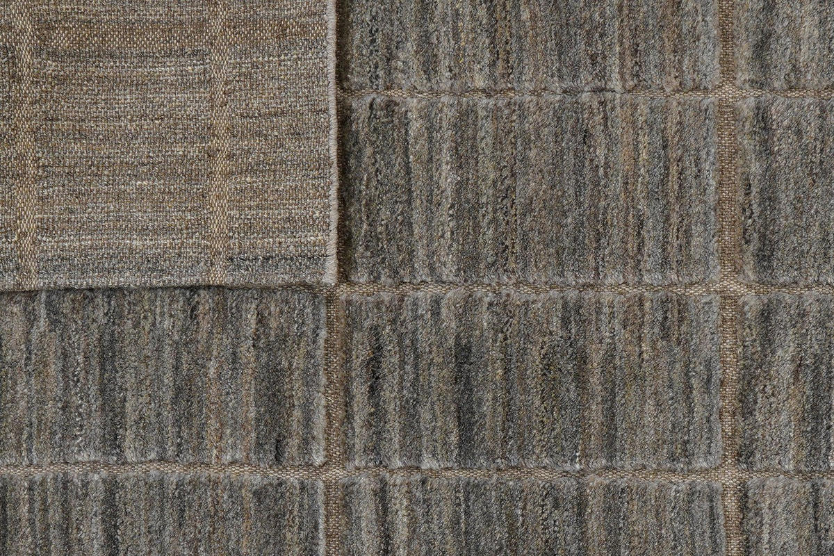 GABBEH-TEPPICH handgeknüpft Grau 185/162 cm Schurwolle - Grau, Textil (162/185cm) - Looma