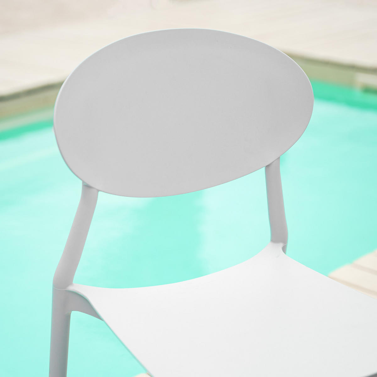 GARTENSTUHL 4er-Set Kunststoff Grau - Grau, Kunststoff (41/80/51cm) - Homestyle4u