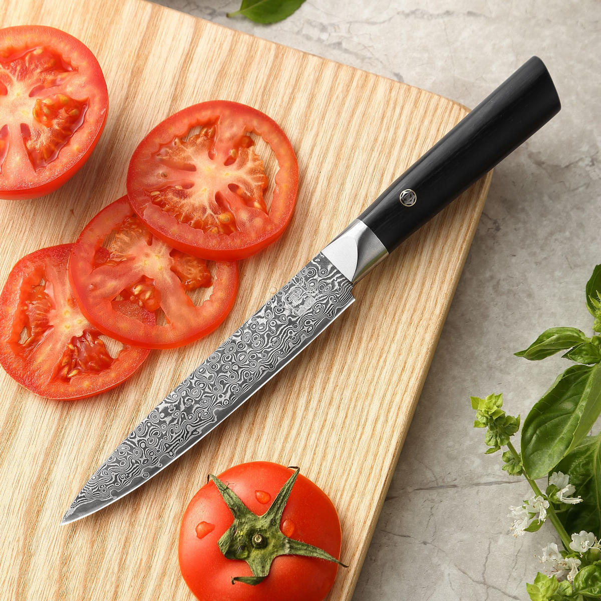 ALLZWECKMESSER 13 cm - Schwarz, Holz/Metall (24cm) - Zayiko