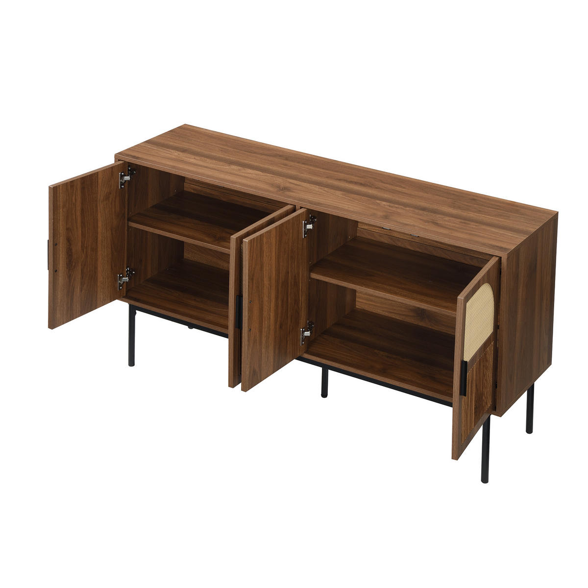 SIDEBOARD Natural 140/40/80 cm - Naturfarben, Holzwerkstoff (140/80/40cm) - PANGIVO