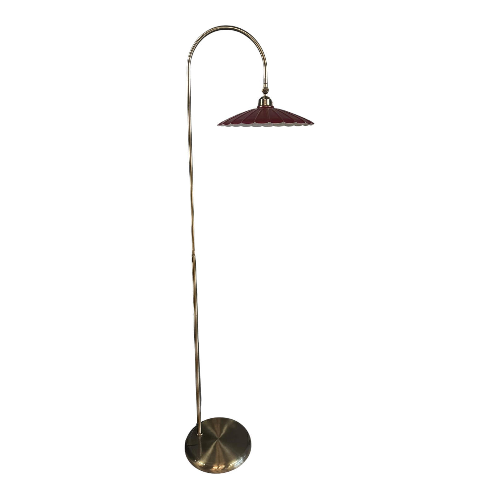 STEHLAMPE Axelor 170 Cm - Bordeaux, Metall (30/30/170cm) - Bamyum