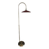 STEHLAMPE Axelor 170 Cm - Bordeaux, Metall (30/30/170cm) - Bamyum