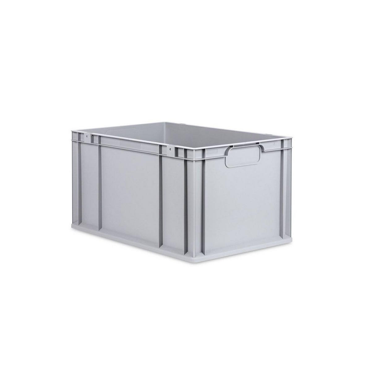 EUROBOX 5x Nextgen Economy Mit Scharnierdeckel Grau/Gelb Griffe Geschlossen 65 Liter - Gelb, Kunststoff (40/32/60cm) - PROREGAL