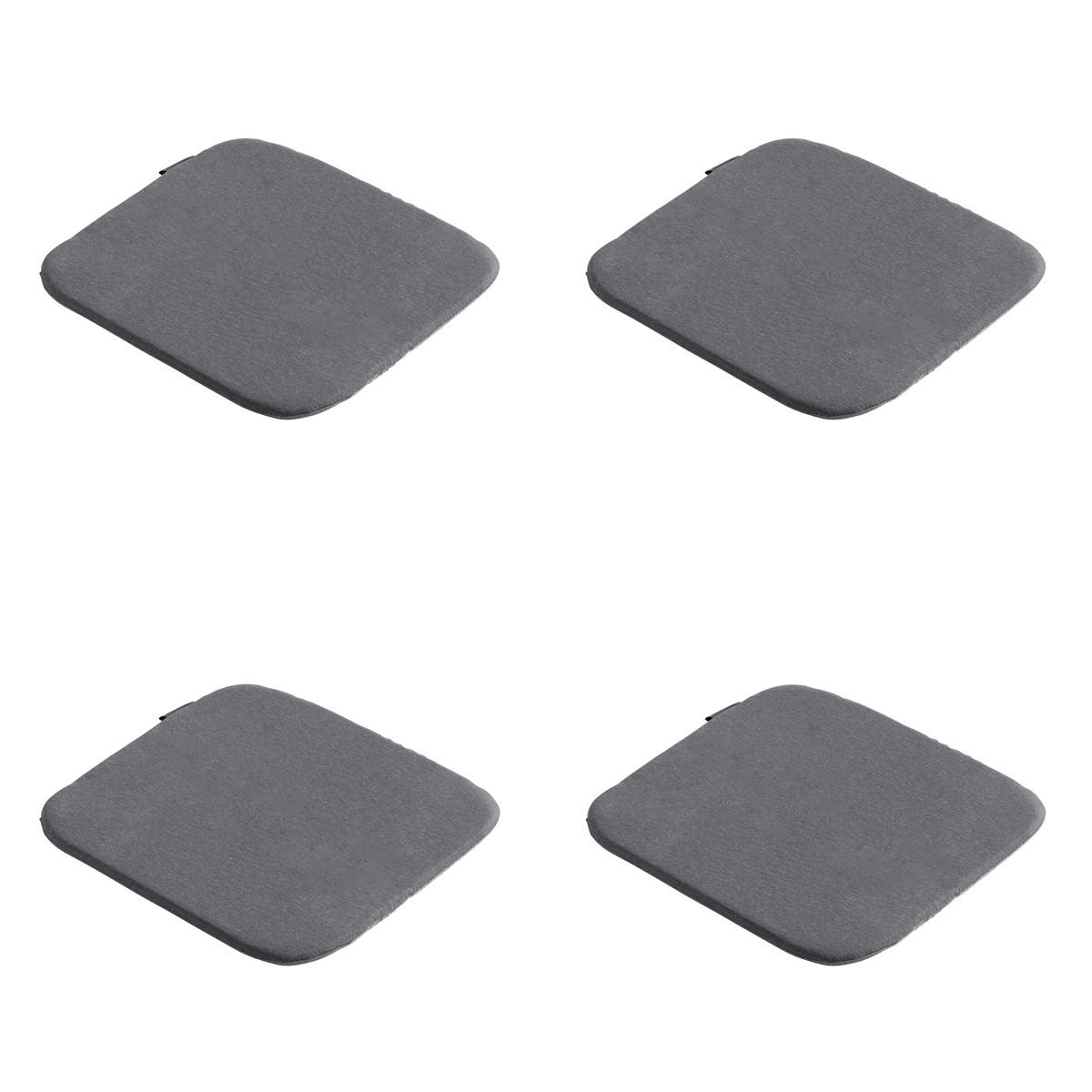 SITZKISSEN Panama 40/40 cm 4er-Set - Grau, Textil (40/2/40cm) - Madison