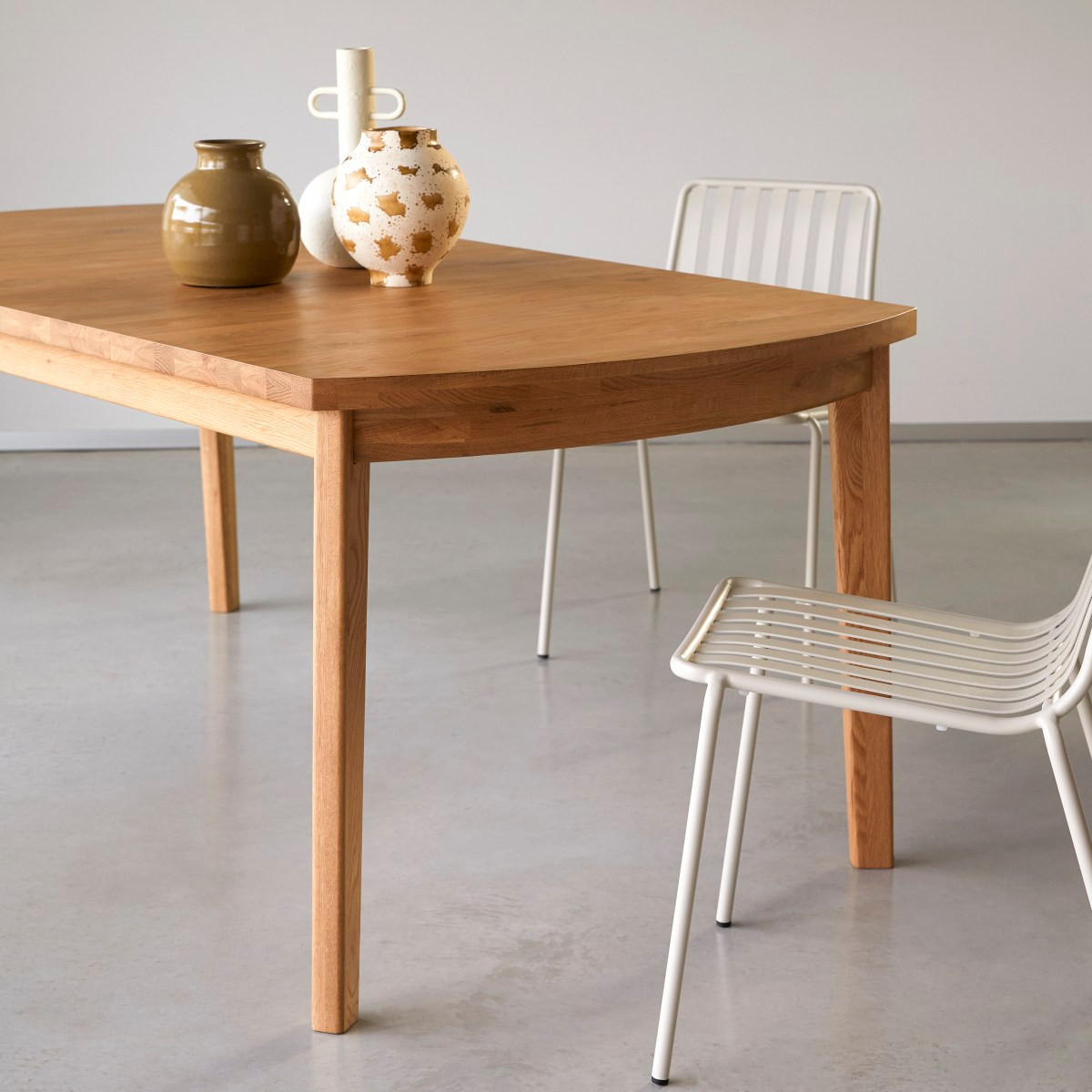 TISCH Maia Natur aus Eiche - Naturfarben, Holz (95/270/75cm) - Tikamoon