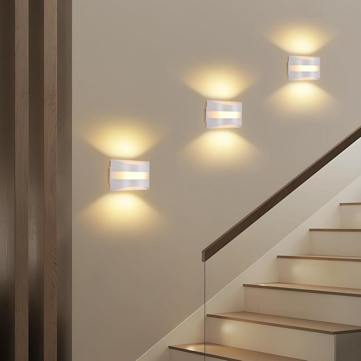 LED WANDLEUCHTE BURTON Ⅲ 21/13/8 cm - Weiß, Metall (13/8/21cm) - Nettlife