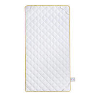 MATRATZENAUFLAGE PREMIUM Baumwolle leicht - Weiß, Naturmaterialien/Textil (90/190cm) - Frau Holle
