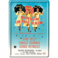 MINIBLECHSCHILD 10/14 cm Word Up Singin in the Rain - Multicolor, Metall (10/14/0.1cm) - Nostalgic-Art
