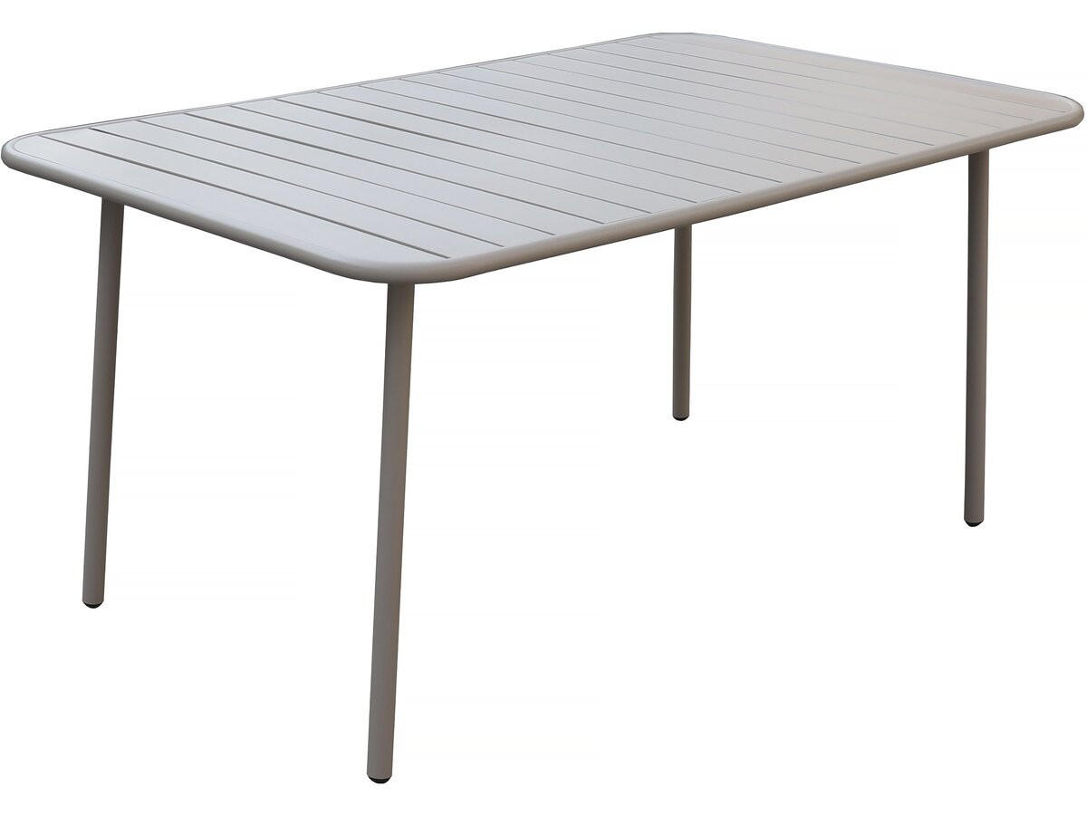 GARTENTISCH bilbao Taupe - Taupe, Metall (150/90/71cm) - Habitat Garten