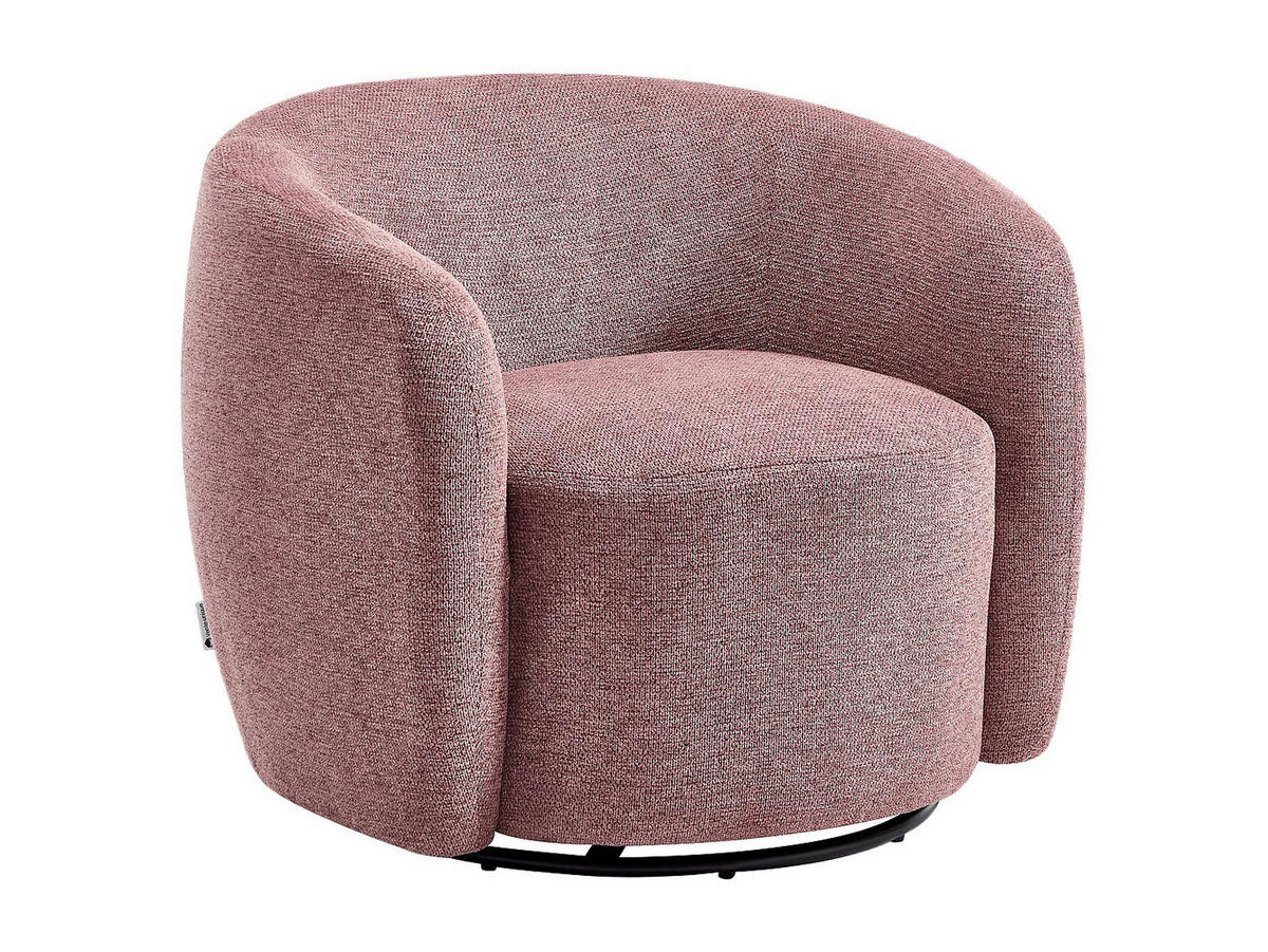 SESSEL mit gerader Rückenlehne - 1 Person - Stoff - Rosa - - Pink, Textil (80/67/76cm) - Vente-Unique