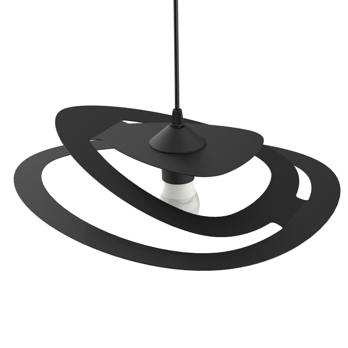 HÄNGELEUCHTE - Schwarz, Metall (34/40/7.5cm) - Lumicom