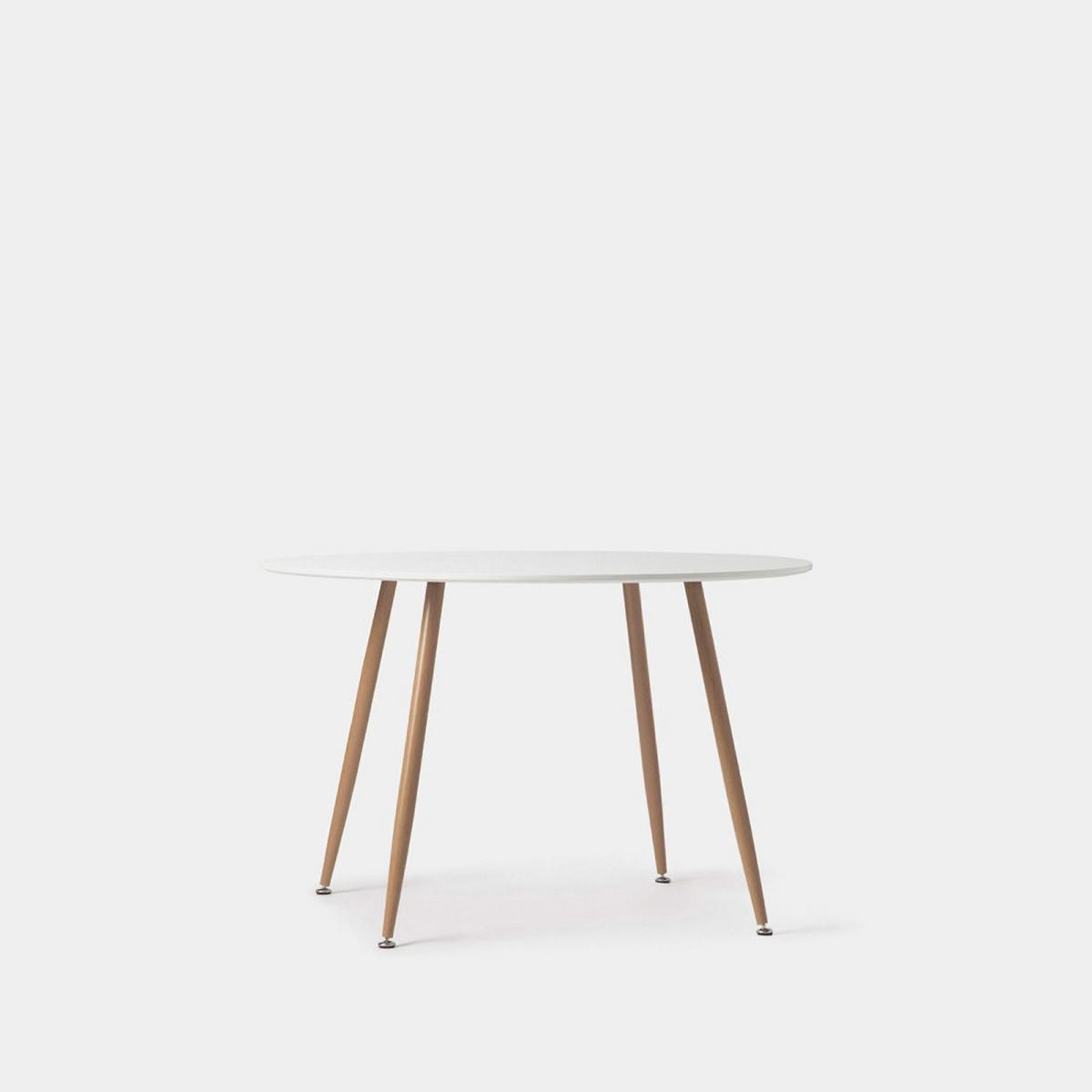 ESSTISCH Lyss Weiß 120 cm x 75 cm - Weiß, Holzwerkstoff (120/120/75cm) - Klast Home