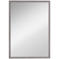 WANDSPIEGEL MDF Glas Grau - Grau, Glas/Holzwerkstoff (2/70/50cm) - HOMCOM